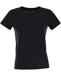 Majestic - Crew-Neck Short-Sleeved Cotton T-Shirt - Lyst