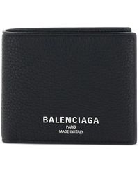 Balenciaga - Grained Bifold Wallet - Lyst