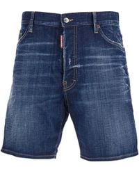 DSquared² - Shorts Cotton Elastane Pants - Lyst