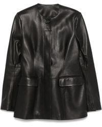 TOTEME - Leather Jacket - Lyst