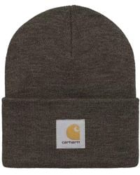 Carhartt - Hat With Turn-Up And Logo Label - Lyst