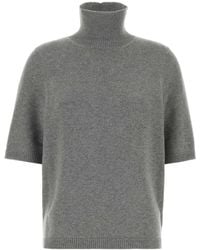 Alaïa - Alaia Stretch Cashmere Blend Sweater - Lyst