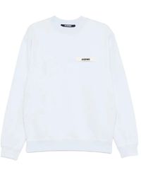 Jacquemus - "Le Sweatshirt Gros Grain" Round Neck Sweatshirt - Lyst