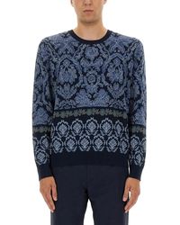 Etro - Cotton Jacquard Knit - Lyst