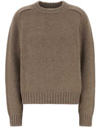 KHAITE - Mud Cashmere Mae Sweater - Lyst
