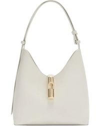 Furla - Goccia" Night Calf Leather Small Hobo Bag - Lyst