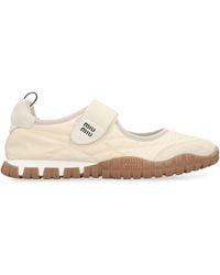Miu Miu - Tyre Ballerinas - Lyst