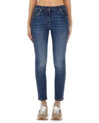 Brunello Cucinelli - Slim Fit Denim Pants - Lyst