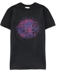 Isabel Marant - Isabel Marant Etoile Charcoal Cotton T-Shirt - Lyst