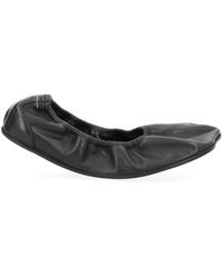 MM6 by Maison Margiela - Leather Flats - Lyst