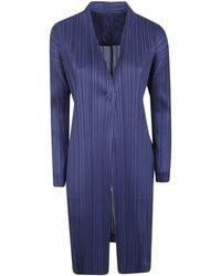 Pleats Please Issey Miyake - Pleats Please By Issey Miyake "Pleats Jacket" Coat - Lyst