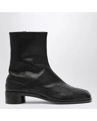 Maison Margiela - Tabi Leather Ankle Boots - Lyst