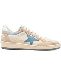 Golden Goose - Ballstar Suede Upper Toe And Spur N - Lyst
