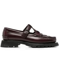 Hereu - Soller Leather Loafers - Lyst