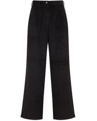 Frankie Shop - Wide-Leg Cotton Trousers - Lyst