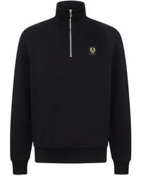 Belstaff - Quarter Zip Sweatshirt - Lyst