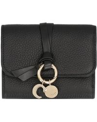 Chloé - Small Alphabet Trifold Wallet - Lyst