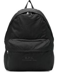 A.P.C. - Backpack With Logo - Lyst