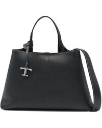 Tod's - Small Leather Tote Bag - Lyst