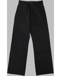 Rick Owens - Distressed-Edge Denim Jeans - Lyst