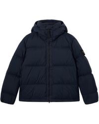 Stone Island - Matt Ripstop Cordura Hooded Down Jacket - Lyst