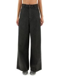 Alysi - Super Flare Denim Pants - Lyst