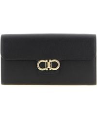 Ferragamo - 'Gancini' Wallet On Chain - Lyst