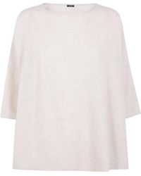 Apuntob - Boatneck Dropped Shoulder Loose Fit Blouse - Lyst