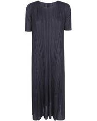 Pleats Please Issey Miyake - Pleats Please By Issey Miyake "Mellow Pleats" Dress - Lyst