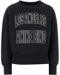 Anine Bing - Harry Shrunken Sweatshirt La - Lyst