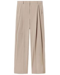 Stella McCartney - Pleated Wool Trousers - Lyst