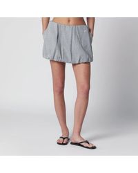 DUNST - Mélange Voluminous Mini Skirt - Lyst