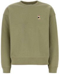 Maison Kitsuné - Crew Neck Sweatshirt - Lyst