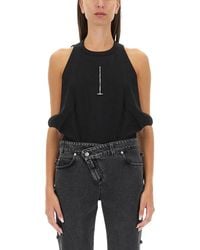 McQueen - Ribbed Tank Top - Lyst
