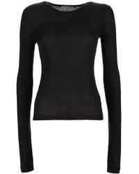 JW Anderson - Solid Crew Neck Top - Lyst