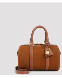 Celine - Medium Boston Suede Leather Shoulder Bag - Lyst