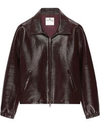Courreges - Vinyl Bomber Jacket - Lyst