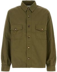 Saint Laurent - Army Twill Shirt - Lyst