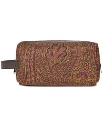 Etro - Medium Arnica Paisley-Print Wash Bag - Lyst