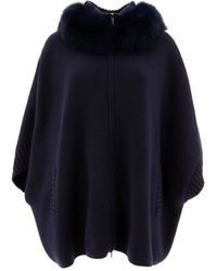 Giovi - Wool And Cashmere Poncho - Lyst