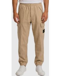 Stone Island - 3100050 Wool Nylon Flannel-Tc Joggers - Lyst