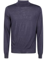 FILIPPO DE LAURENTIIS - Mock Turtle Neck Sweater - Lyst