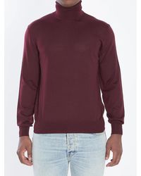 Saint Laurent - Fine Wool Turtleneck Sweater - Lyst