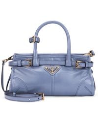 Prada - Bonnie Mini Leather Tote Bag - Lyst