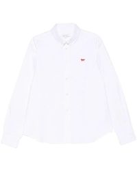 Maison Kitsuné - Maison Kitsuné Profile Fox Cotton Shirt - Lyst