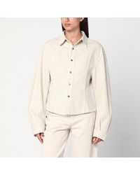 Haikure - Ecru Denim Shirt - Lyst