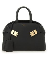 Ferragamo - Mini Leather Handbag - Lyst