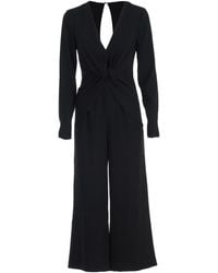 Self-Portrait - Jumpsuit L/S V Neck - Lyst