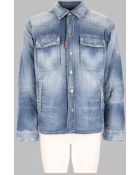 DSquared² - Stretch Shirt - Lyst