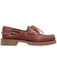 Sebago - Ranger Waxy Leather Moccasins - Lyst
